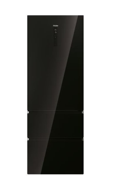 Frigorífico combi Haier HTW7720DNGB 200x70 3P No Frost CRISTAL NEG